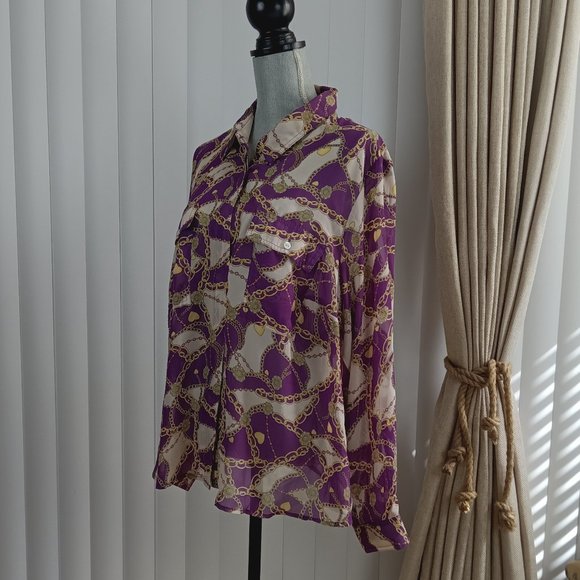 Tattoo Me L/S Blouse. - Picture 1 of 9